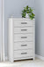 Cayboni - Five Drawer Chest - Whitewash - Simple Home Plus