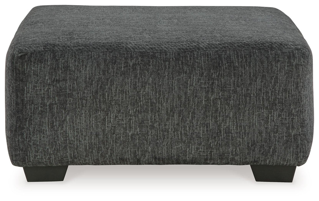 Biddeford - Shadow - Oversized Accent Ottoman - Simple Home Plus