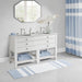 Spa - 27" x 45"Reversible Bath Rug - Blue - Simple Home Plus