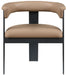 Romeo - Faux Leather Dining Chair With Black Base (Set of 2) - Simple Home Plus