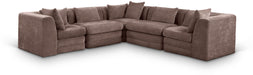 Stellar - 5 Piece Upholstered Modular Sectional - Simple Home Plus