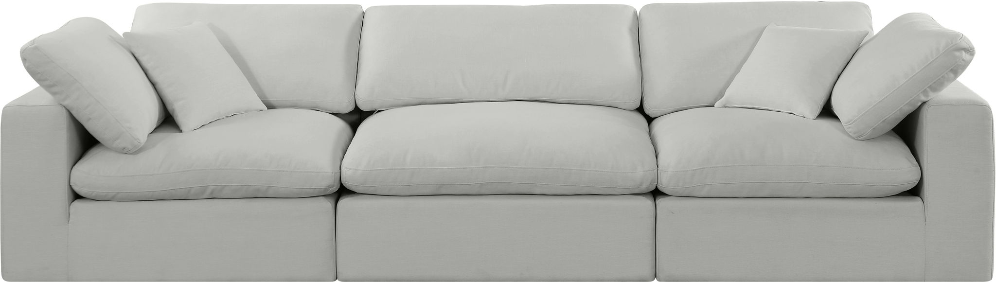 Comfy - Linen Modular Sofa 3 Seats - Simple Home Plus