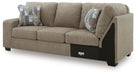 Newellen - LAF Sofa With Corner Wedge - Beige - Simple Home Plus