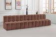 Arc - Faux Leather 4 Seats Modular Sofa - Simple Home Plus