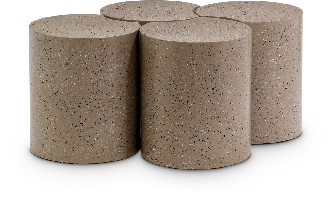 Dimple - 4 Piece Modular Coffee Table - Terazzo Finish - Simple Home Plus