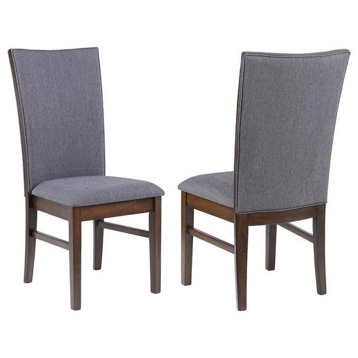 Sherwood - Upholstered Dining Side Chair (Set of 2) - Gray - Simple Home Plus