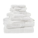 800GSM - 8 Piece Antimicrobial Towel Set - White - Simple Home Plus