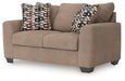 Triston-Peaks - Suede - Loveseat - Simple Home Plus