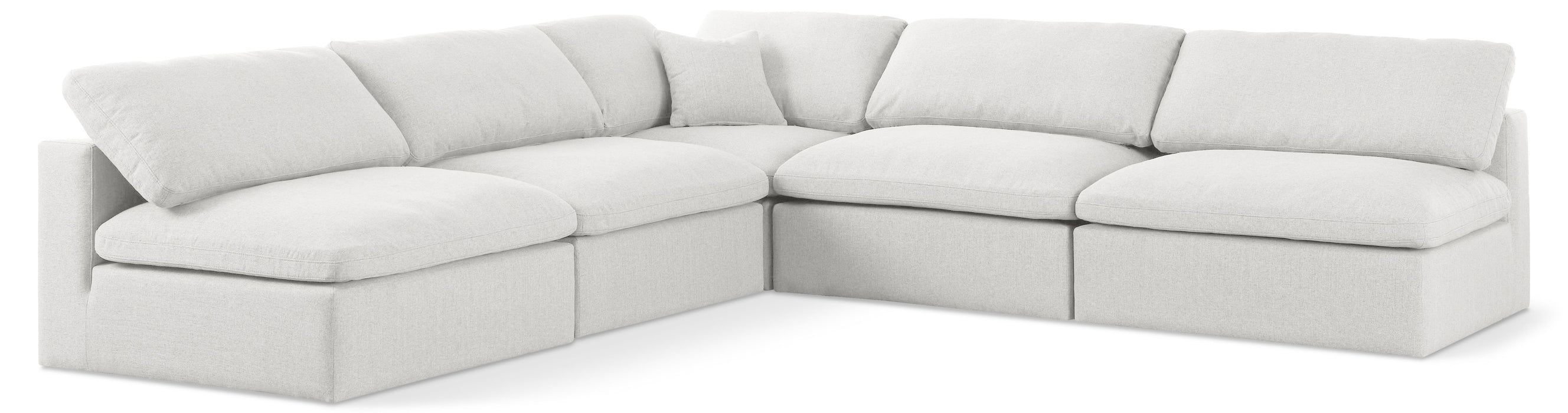 Serene - 5 Piece Modular Sectional - Simple Home Plus