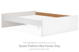 Onita - Queen Platform Bed Panels - White - Simple Home Plus