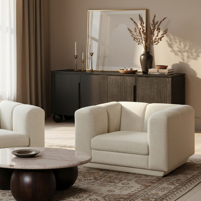 Modari - Fabric Upholstered Chair - Simple Home Plus
