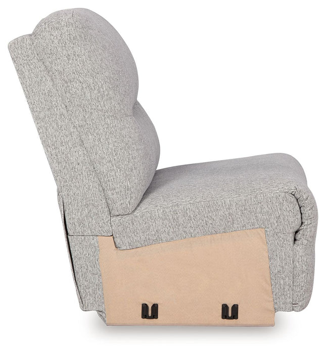 Acklen Place - Armless Chair - Pewter - Simple Home Plus