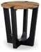Hanneforth - Brown - Round End Table - Simple Home Plus