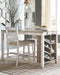 Skempton - Rectangular Counter Table With Storage Set - Simple Home Plus