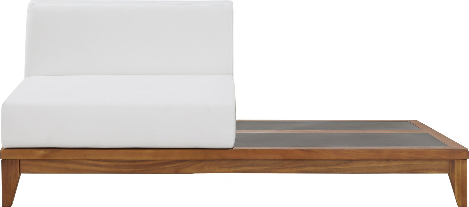 Rio - Chair With Integrated Table - Off White - Simple Home Plus