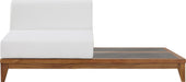 Rio - Chair With Integrated Table - Off White - Simple Home Plus