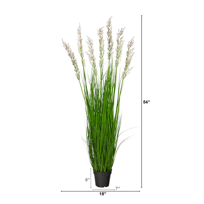 4.5' Plum Grass Artificial Plant