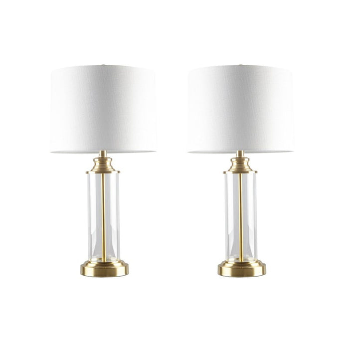 Clarity - Table Lamp (Set of 2) - Gold - Simple Home Plus