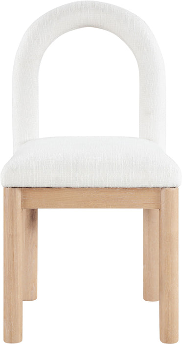 Conrad - Linen Dining Chair With Natural Legs - Simple Home Plus