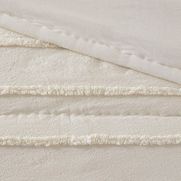 Mercer - 3 Piece Coverlet Set - Ivory - Simple Home Plus