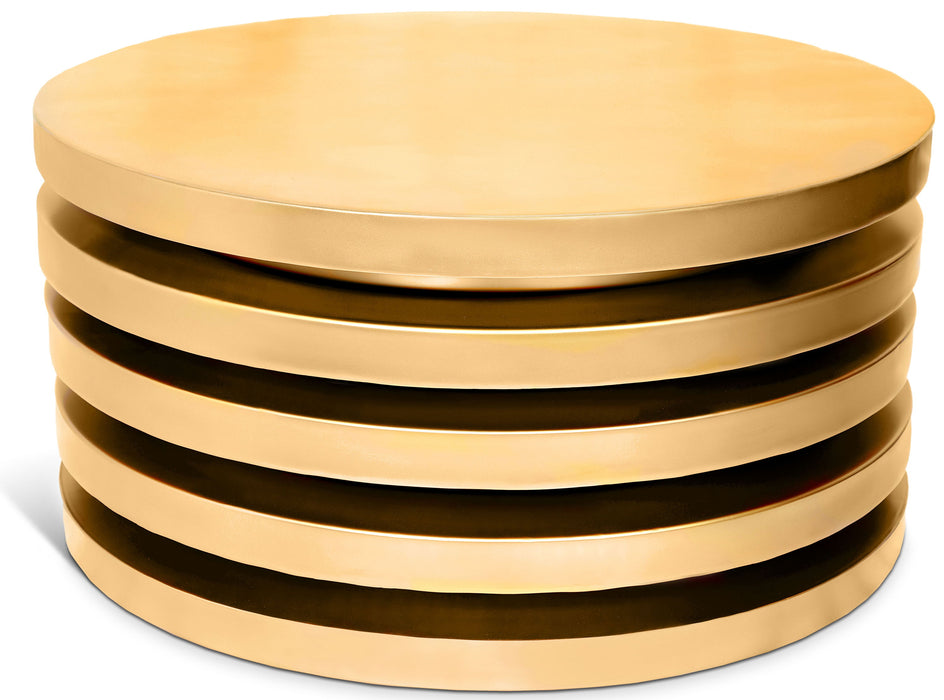 Levels - Coffee Table - Gold - Simple Home Plus