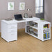 Yvette - 3-Drawer L-Shape Computer Desk - Simple Home Plus
