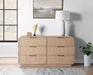Windsor - Rubberwood Dresser - Natural - Simple Home Plus