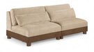 Turin - Chenille Fabric Upholstered Modular Sectional - Beige - Simple Home Plus
