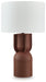 Rowandale - Brick Red - Metal Table Lamp - Simple Home Plus
