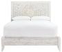 Paxberry - Queen Panel Headboard - Whitewash - Simple Home Plus