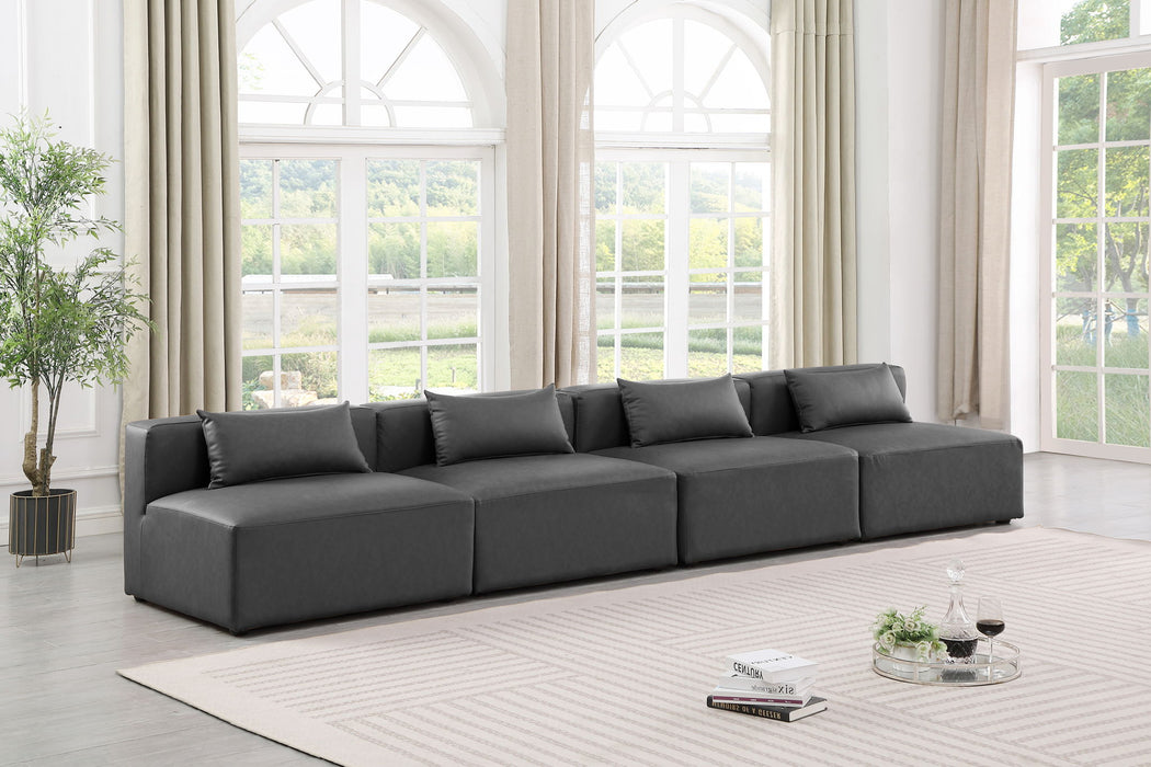Cube - Modular 4 Seat Armless Sofa - Simple Home Plus
