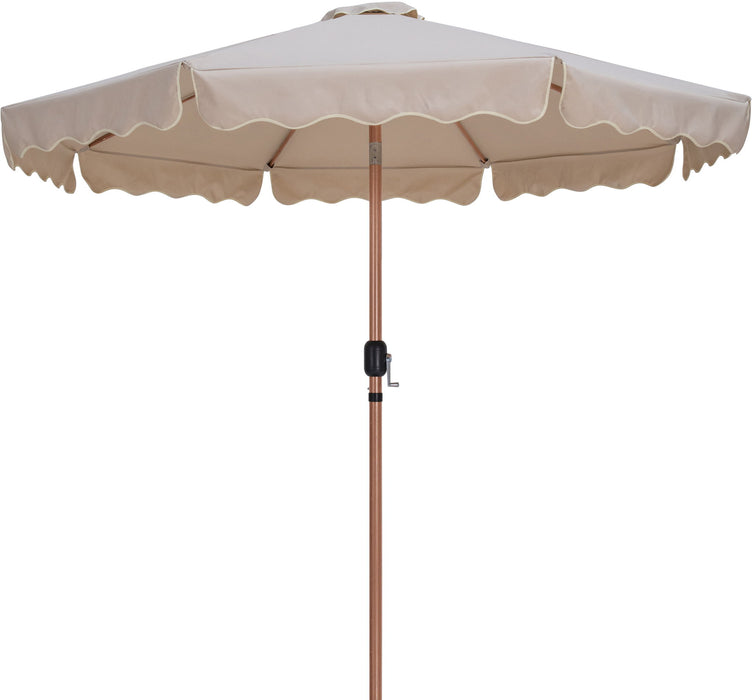 Amalfi - Patio Umbrella - Black Base / Light Brown Pole - Simple Home Plus