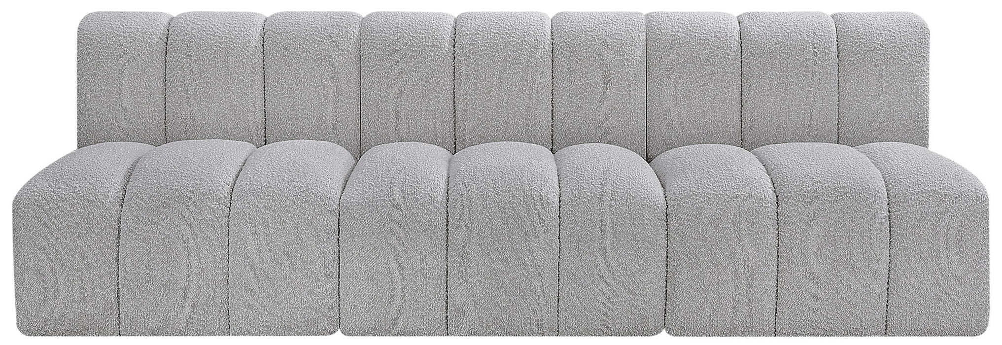 Arc - Boucle Fabric 3 Seats Modular Sofa - Simple Home Plus