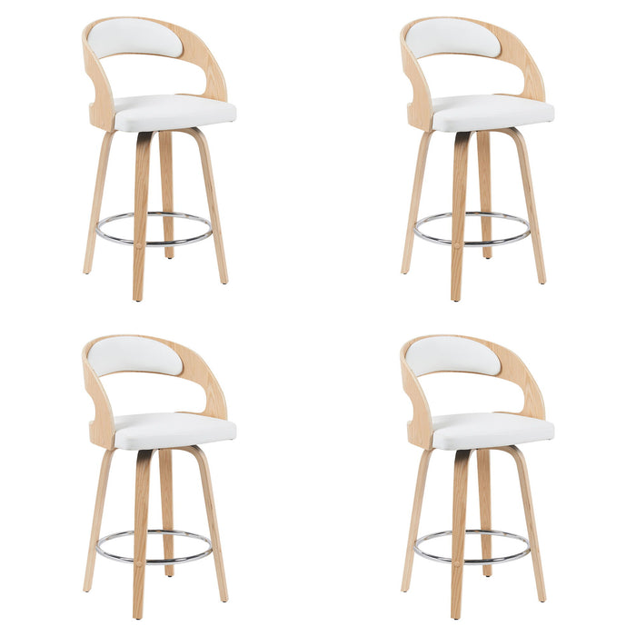 Shelly - 26" Counter Height Swivel Bar Stool - Simple Home Plus