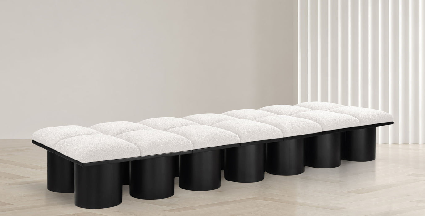 Pavilion - 14 Piece Modular Bench With Black Base - Simple Home Plus