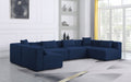 Cube - Linen 6 Piece Modular Armless Sectional - Simple Home Plus