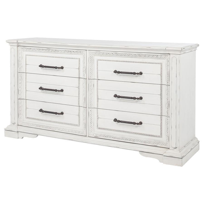 Mckinney - 6-Drawer Bedroom Dresser Cabinet - Simple Home Plus