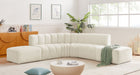 Arc - Velvet 6 Piece Corner Modular Sofa - Simple Home Plus