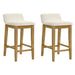 Annikah - Modern Transitional Wood Counter Height Kitchen Bar Stool - Simple Home Plus