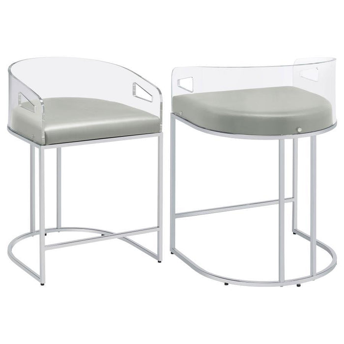 Thermosolis - Clear Acrylic Chair (Set of 2) - Simple Home Plus