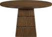 Tavio - 48" Oak Veneer And Solid Wood Dining Table - Simple Home Plus