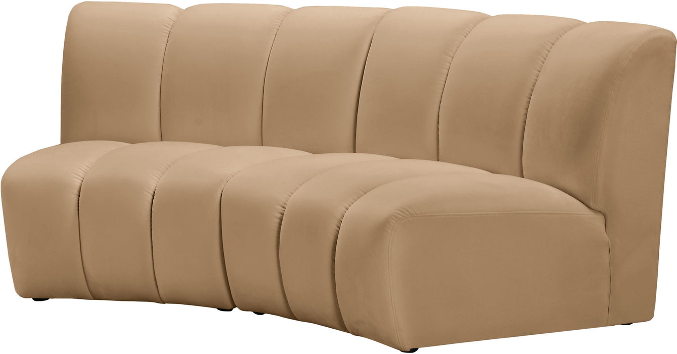 Infinity - 2 Piece Modular Sectional - Camel - Simple Home Plus