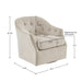 Calvin - Swivel Chair - Natural - Simple Home Plus
