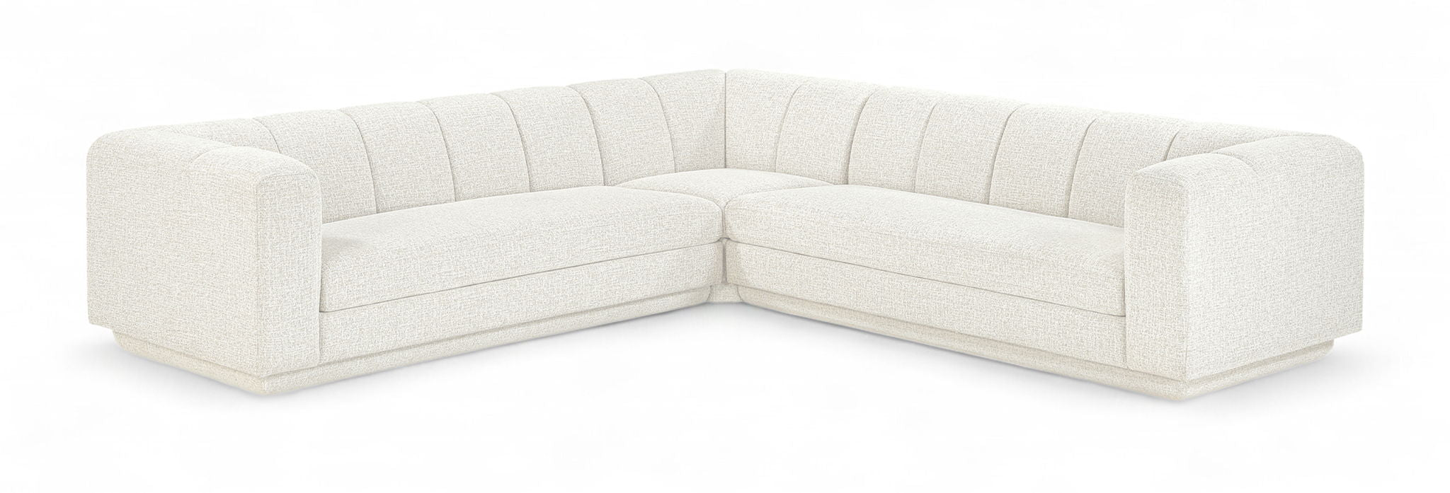 Modari - Sectional - Cream - Simple Home Plus
