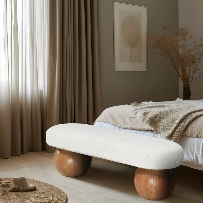 Bowie - Bench - Dark Brown Legs - Simple Home Plus