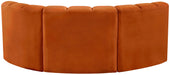 Arc - Velvet 3 Piece Modular U-Shaped Sofa - Simple Home Plus