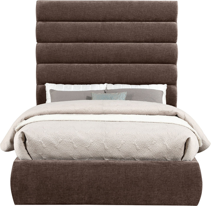 Adam - Chenille Fabric Bed With 70.5" Headboard - Simple Home Plus