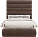 Adam - Chenille Fabric Bed With 70.5" Headboard - Simple Home Plus