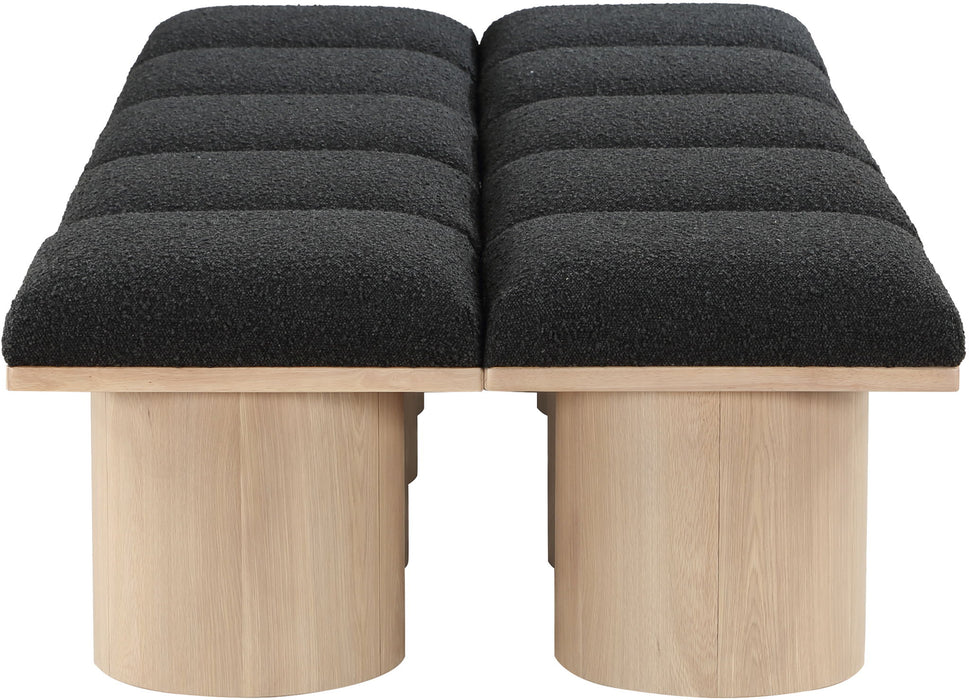 Pavilion - 10 Piece Modular Bench With Natural Base - Simple Home Plus