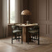 Aurum - Vegan Leather Upholstered Counter Stool With Graphite Black Base - Simple Home Plus